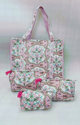 Tote Bag with set of 3 Pouches