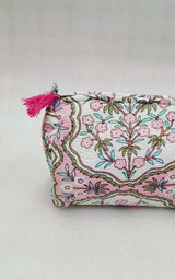 Set of 3 cosmetic bag/pouches with waterproof lining
