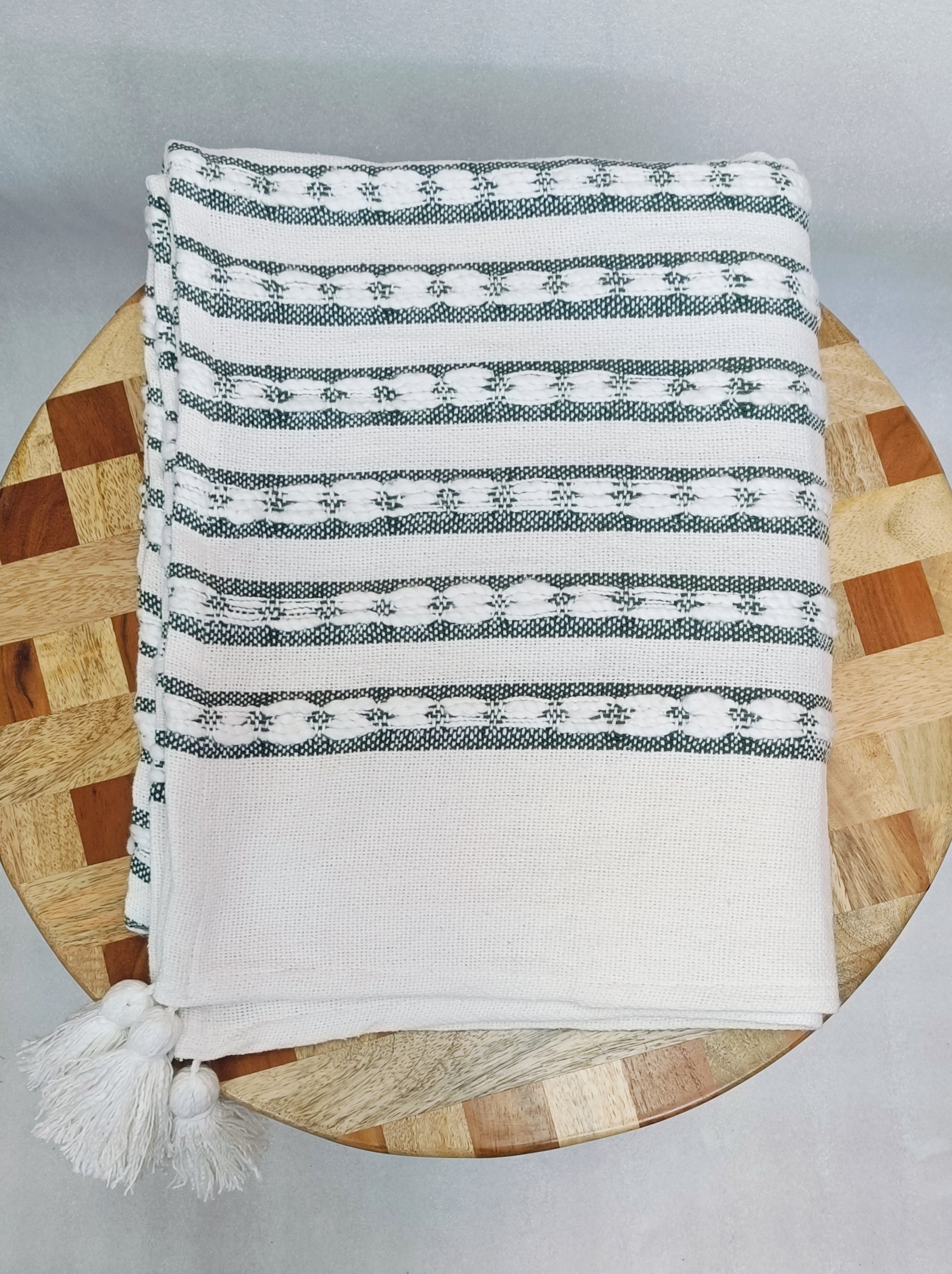 Bohemian Cotton Throw - 55X70 Inches