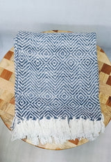 Bohemian Cotton Throw - 55X70 Inches