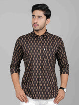 Men by House of Gulab Full  Sleeves Cotton Shirt