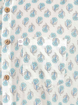 Men by House of Gulab Full  Sleeves Cotton Shirt