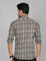 Men by House of Gulab Full Sleeves Cotton Kurta Collar Shirt