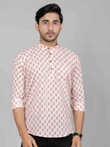 Men by House of Gulab Full Sleeves Cotton Kurta Collar Shirt