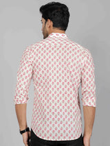 Men by House of Gulab Full Sleeves Cotton Kurta Collar Shirt