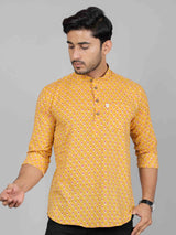 Men by House of Gulab Full Sleeves Cotton Kurta Collar Shirt