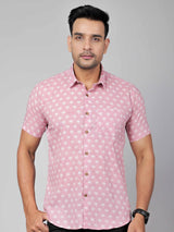 Men by House of Gulab Short Sleeves Cotton Shirt