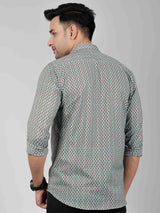 Men by House of Gulab Full  Sleeves Cotton Shirt