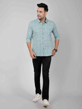 Men by House of Gulab Full  Sleeves Cotton Shirt