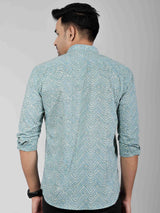 Men by House of Gulab Full  Sleeves Cotton Shirt