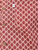 Men by House of Gulab Short Sleeves Cotton Shirt