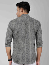 Men by House of Gulab Full  Sleeves Cotton Shirt