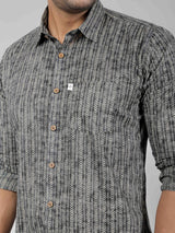 Men by House of Gulab Full  Sleeves Cotton Shirt