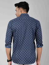 Men by House of Gulab Full  Sleeves Cotton Shirt