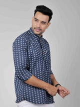 Men by House of Gulab Full Sleeves Cotton Kurta Collar Shirt