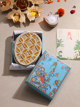 Diwali Gift Box – Set of 6 Premium Handcrafted Beaded Coasters