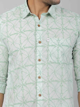 Men by House of Gulab Full  Sleeves Cotton Shirt