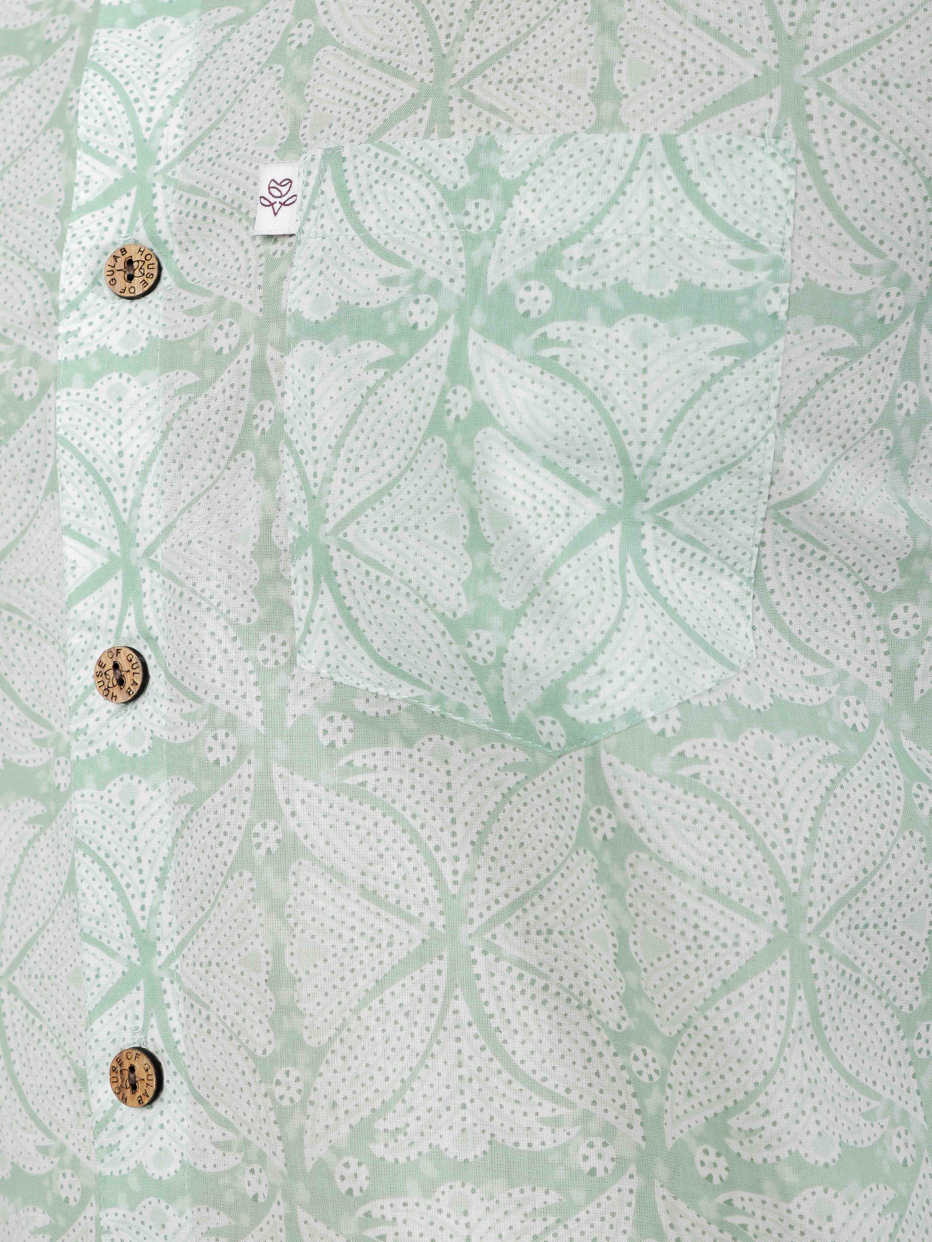 Men by House of Gulab Full  Sleeves Cotton Shirt