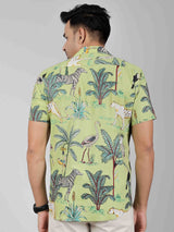 Men by House of Gulab Cuban Collar Cotton Shirt
