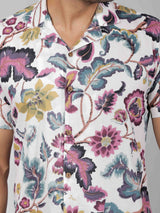 Men by House of Gulab Cuban Collar Cotton Shirt