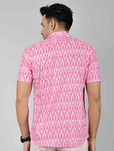 Men by House of Gulab Cuban Collar Cotton Shirt
