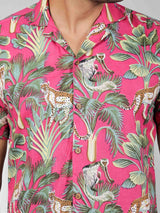 Men by House of Gulab Cuban Collar Cotton Shirt