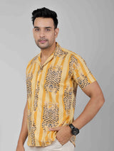 Men by House of Gulab Cuban Collar Cotton Shirt
