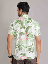 Men by House of Gulab Cuban Collar Cotton Shirt