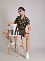 Men by House of Gulab Cuban Collar Cotton Shirt