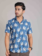 Men by House of Gulab Cuban Collar Cotton Shirt