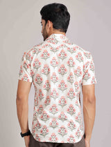 Men by House of Gulab Cuban Collar Cotton Shirt