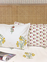 Premium Percale Cotton Super King Bedsheet with 2 Pillow Covers