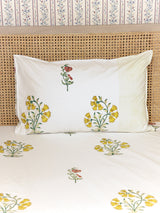 Premium Percale Cotton Super King Bedsheet with 2 Pillow Covers