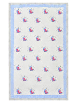 Handblock printed Cotton Reversible Kids Razai/ Quilt- 60x90 inches