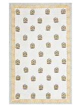 Handblock printed Cotton Reversible Kids Razai/ Quilt- 60x90 inches