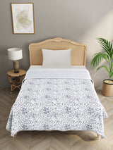 Single Bed Floral Print Reversible Dohar/AC Blanket