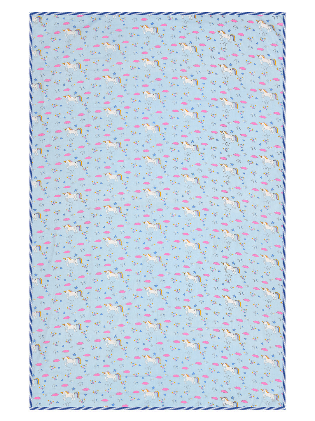 60X90 Inches Reversible Kids Print Cotton Dohar
