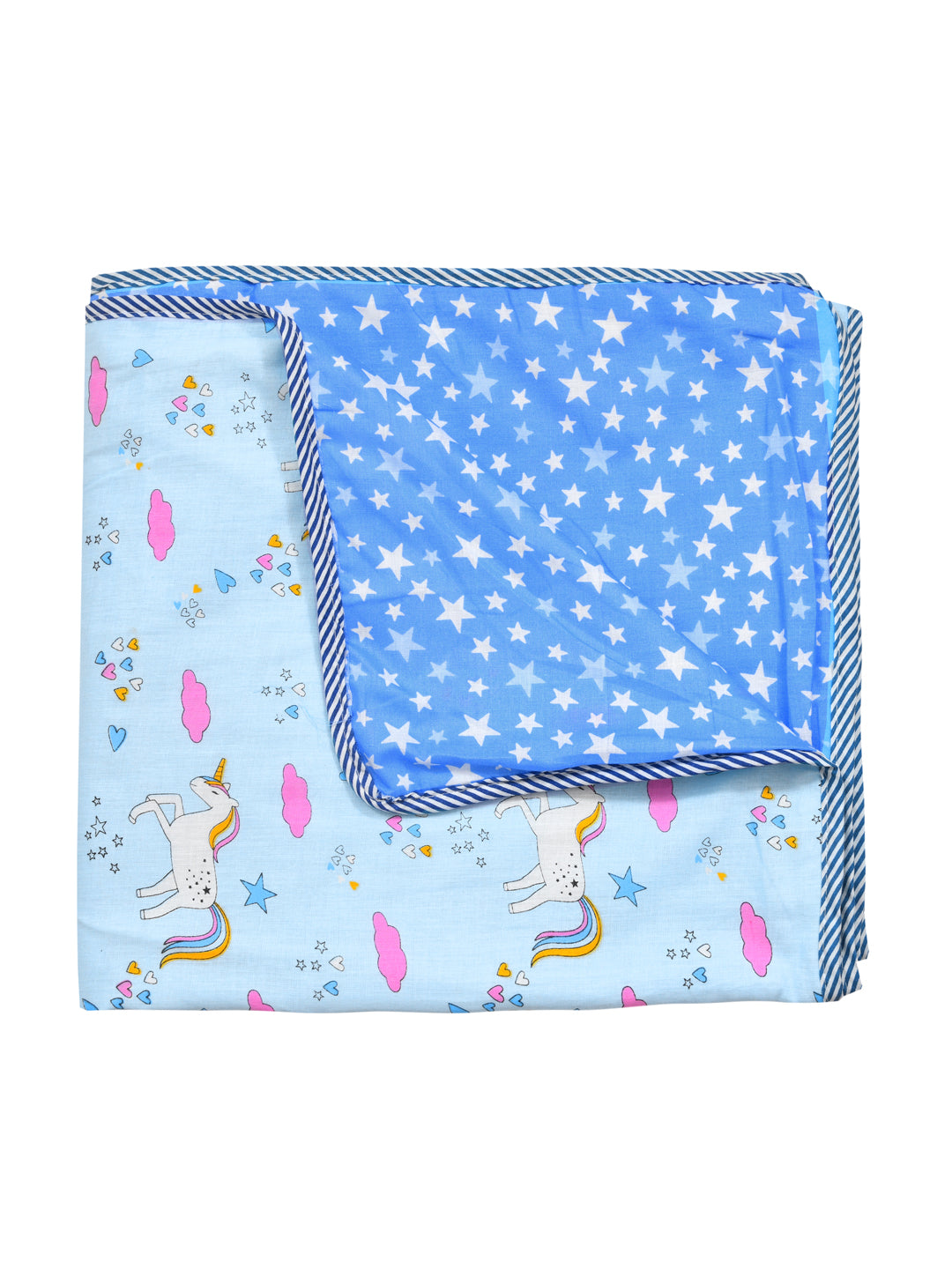 60X90 Inches Reversible Kids Print Cotton Dohar