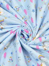 60X90 Inches Reversible Kids Print Cotton Dohar