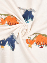 Hand Block Printed Honey Comb Cotton Bath Towel