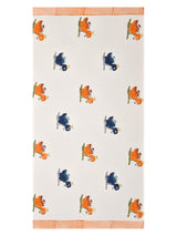 Hand Block Printed Honey Comb Cotton Bath Towel