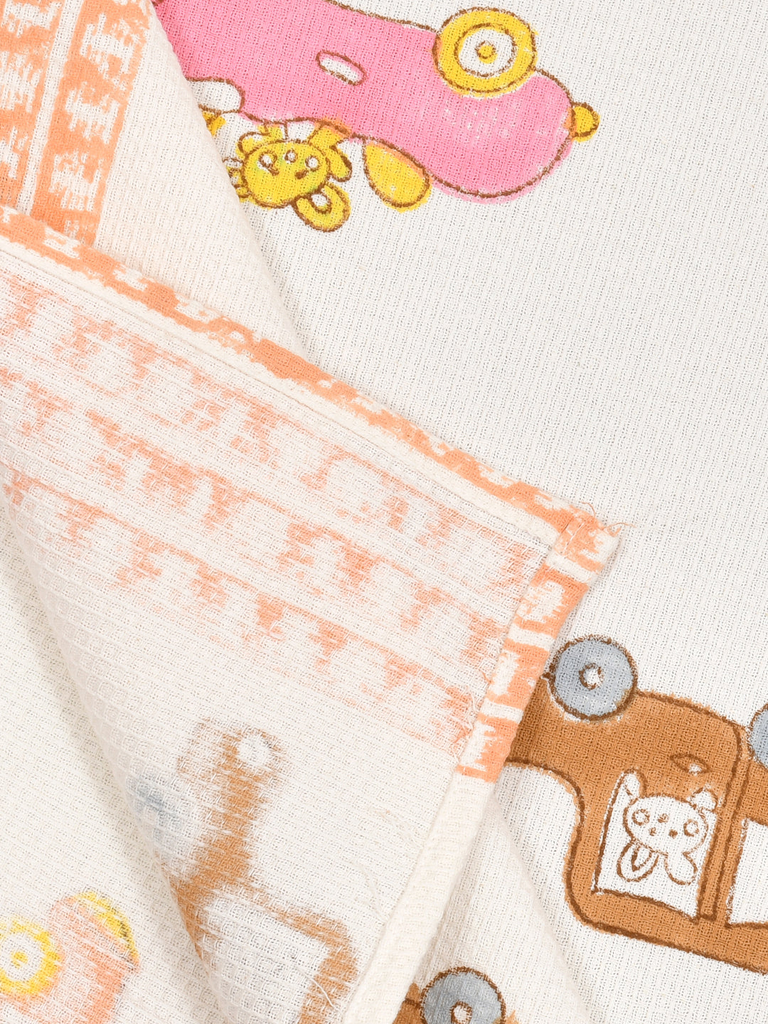 Hand Block Printed Honey Comb Cotton Bath Towel