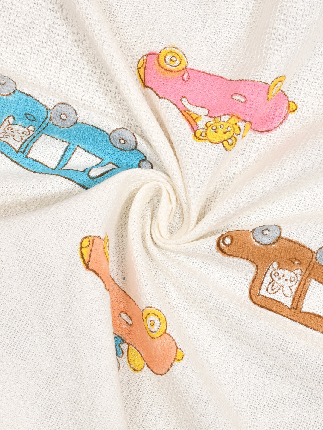 Hand Block Printed Honey Comb Cotton Bath Towel