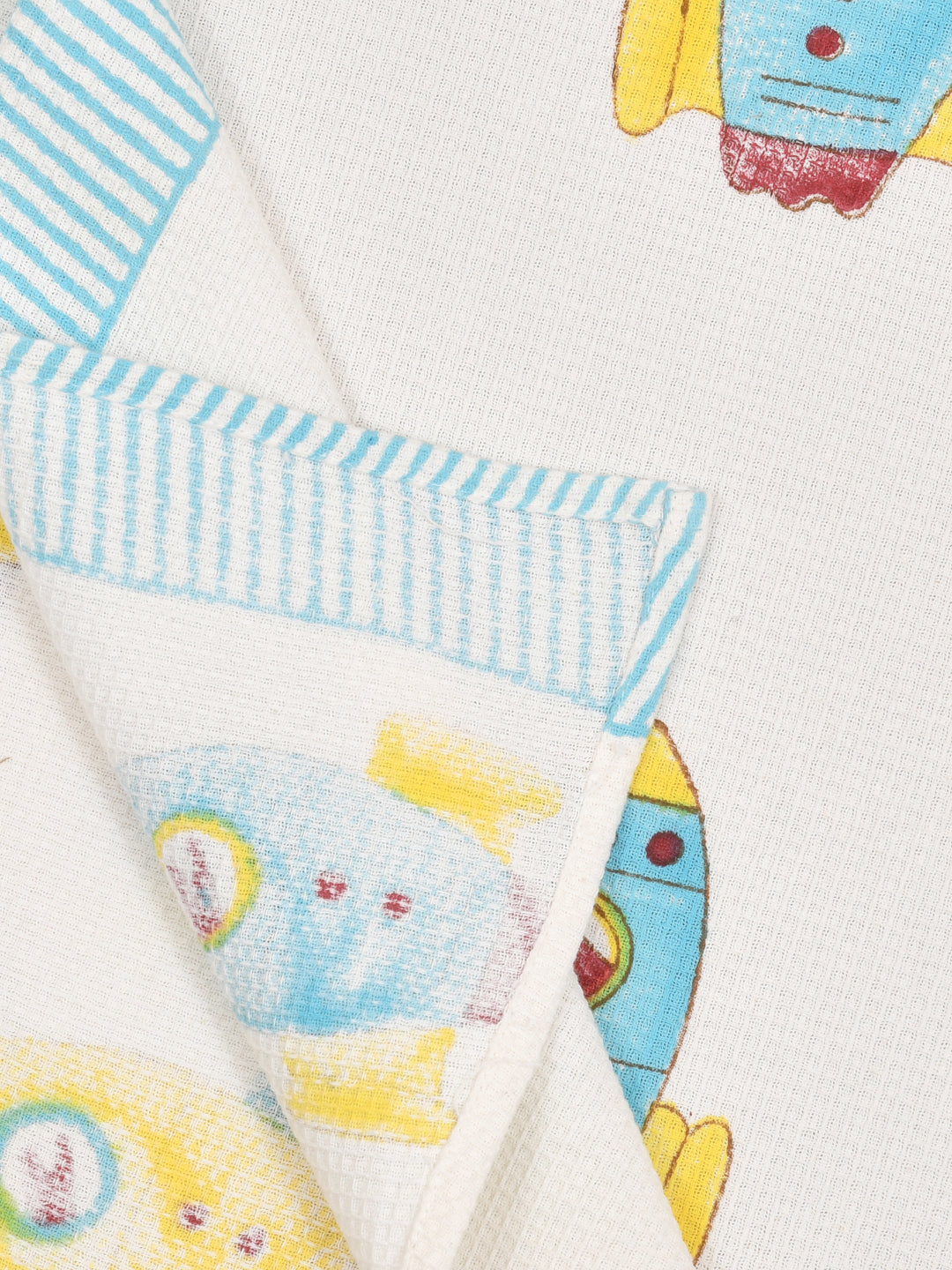 Hand Block Printed Honey Comb Cotton Bath Towel