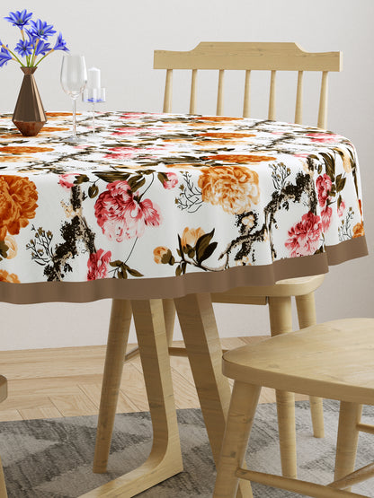Cotton Round Table Cover - 6 seater- 60 inches