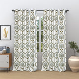 Cotton Ethnic motifs Printed Curtains - Set of 2 - 7X4 feet