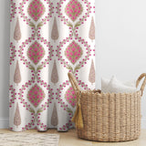 Cotton Ethnic motifs Printed Curtains - Set of 2 - 7X4 feet