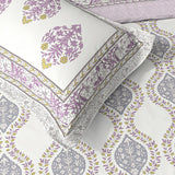 Diwali Gift Box | 1 Super Soft Percale Bedsheet, 1 Pair Door Hanging, 2 Metal Diyas, 2 Laddoo Candles