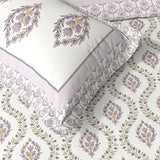 Extra Soft Percale Cotton Super King Handblock Print Bedsheet with 2 Pillow Covers