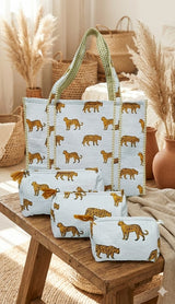 Tote Bag with set of 3 Pouches